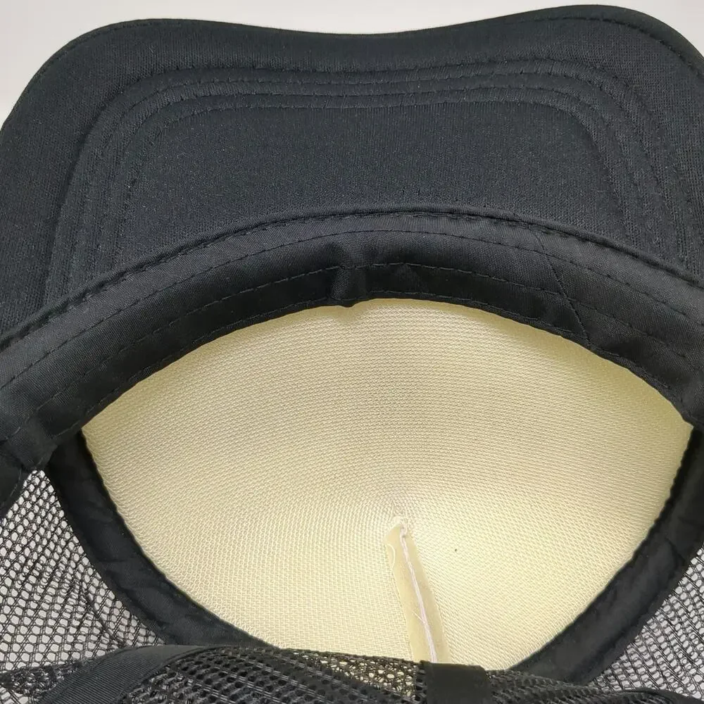 Trucker Hat Black One Size Ignite Animal Skull Mesh Back Snapback Foam Front hat